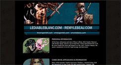 Desktop Screenshot of lediableblanc.com